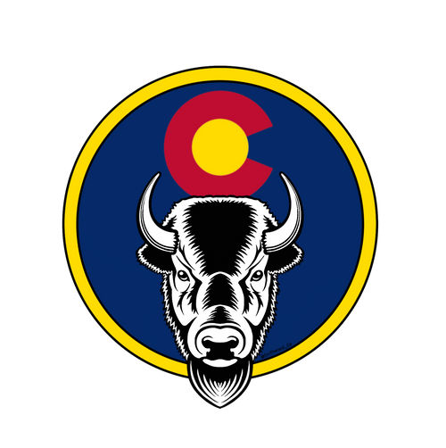 Bison Colorado Sticker