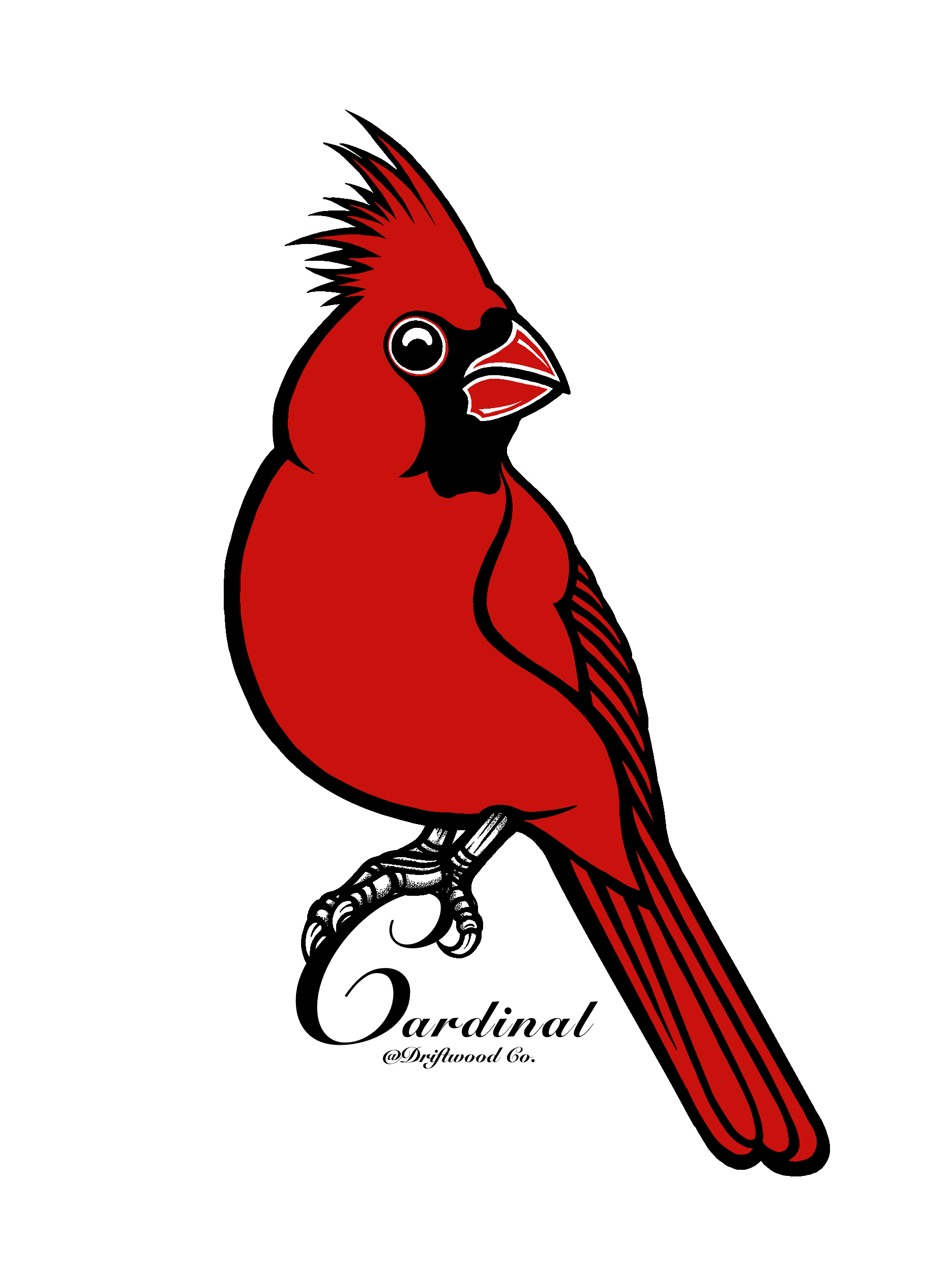 Cardinal Sticker