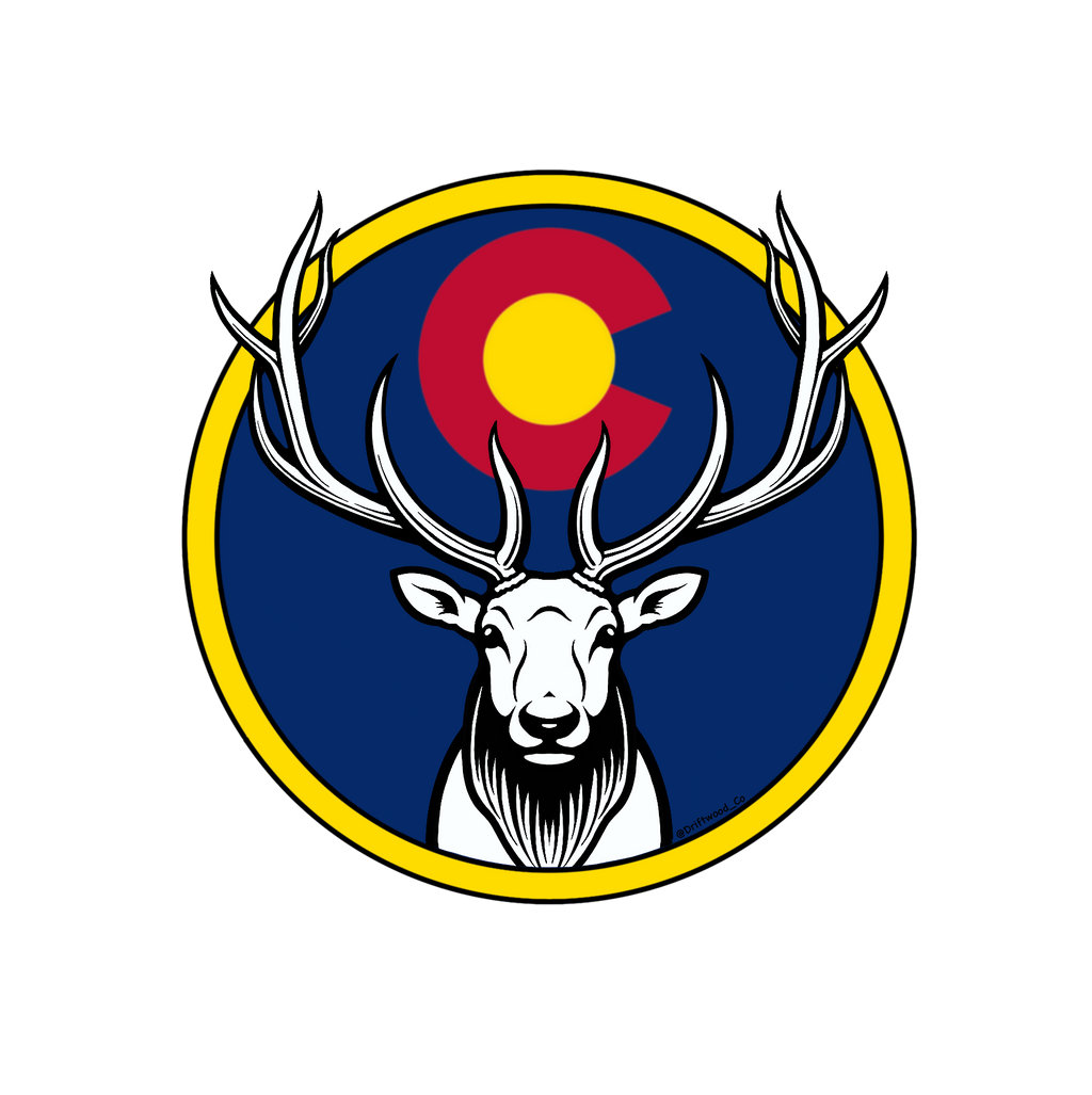 Elk Colorado Sticker