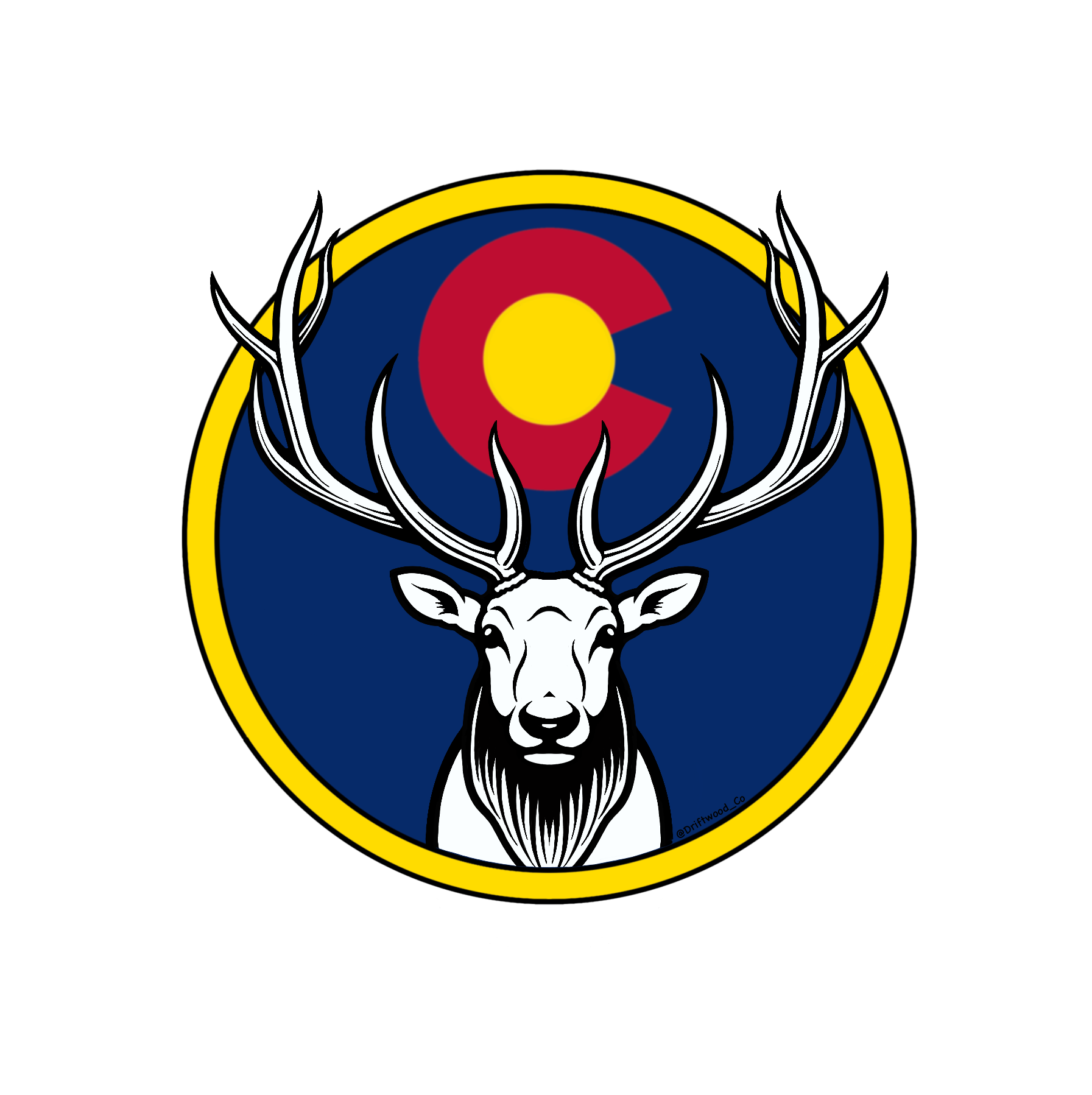 Elk Colorado Sticker