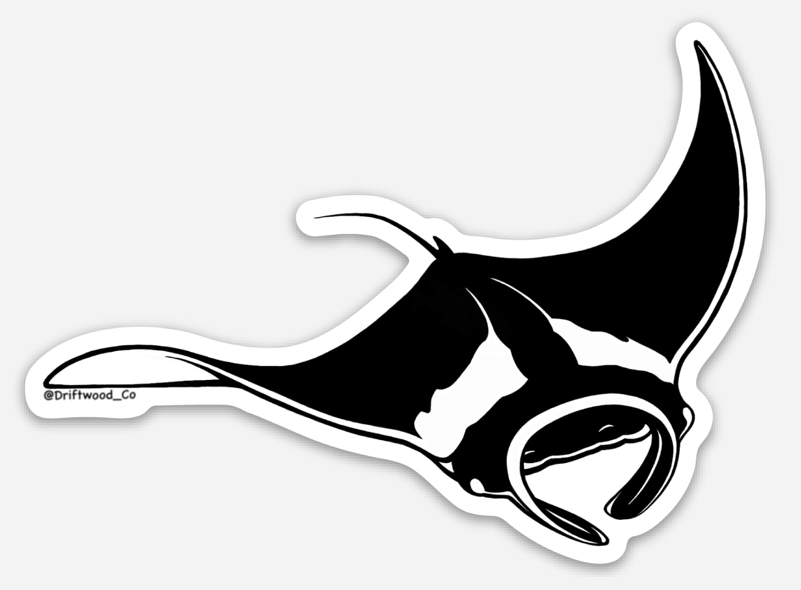 Manta Ray Sticker