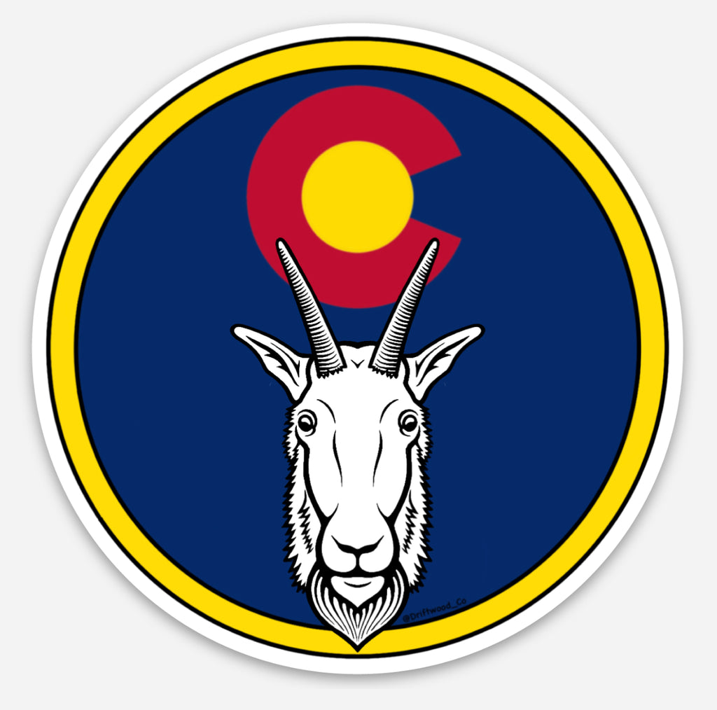 Mountain Goat Colorado Sticker