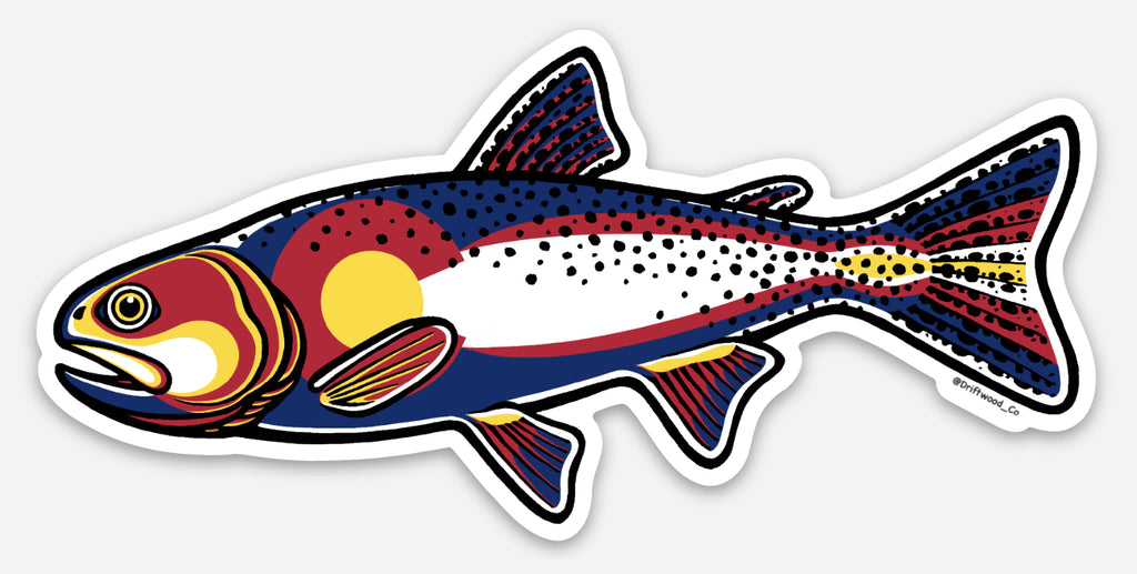 Cutthroat Trout Colorado Sticker