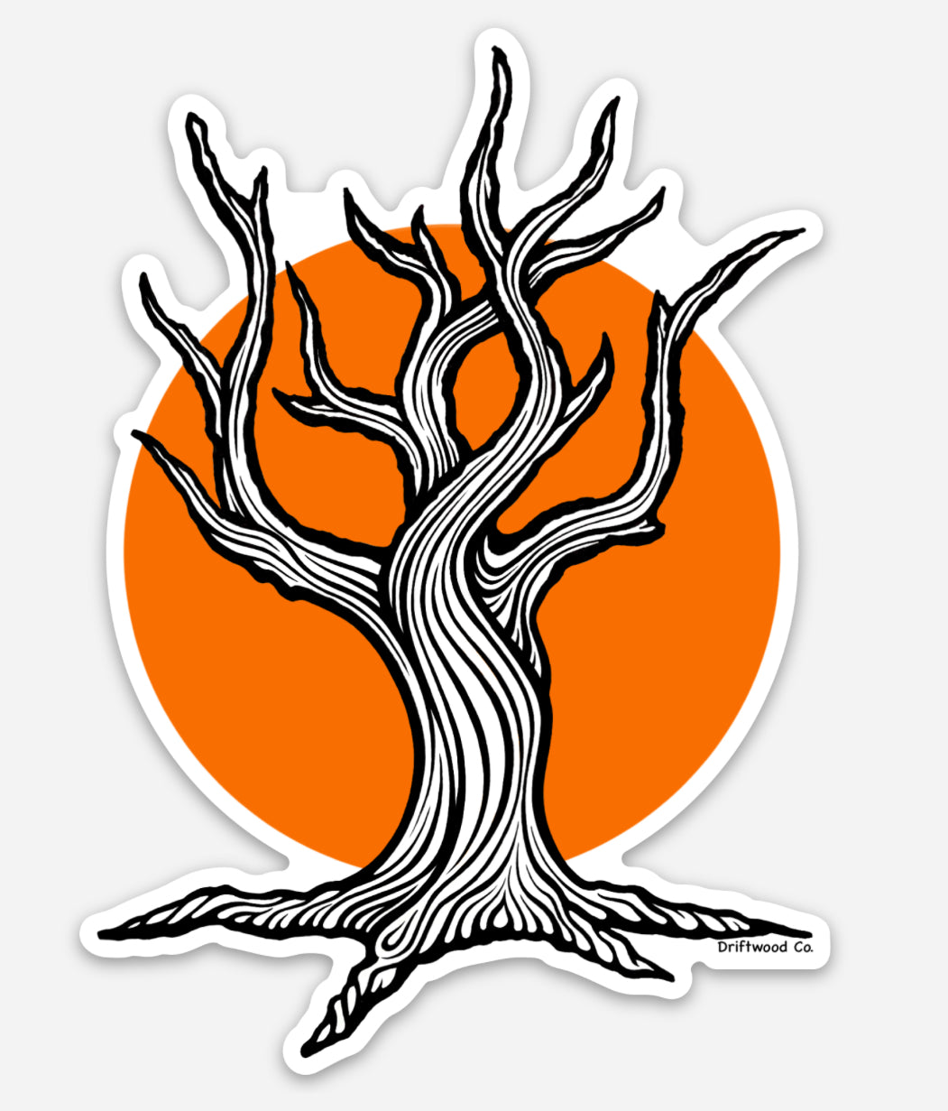 Driftwood Tree Sticker