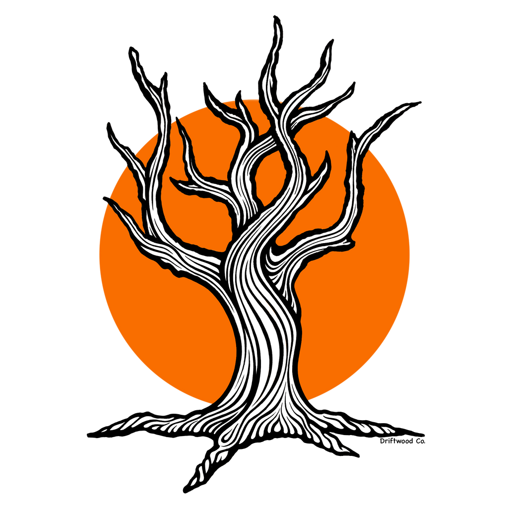 Driftwood Tree Sticker