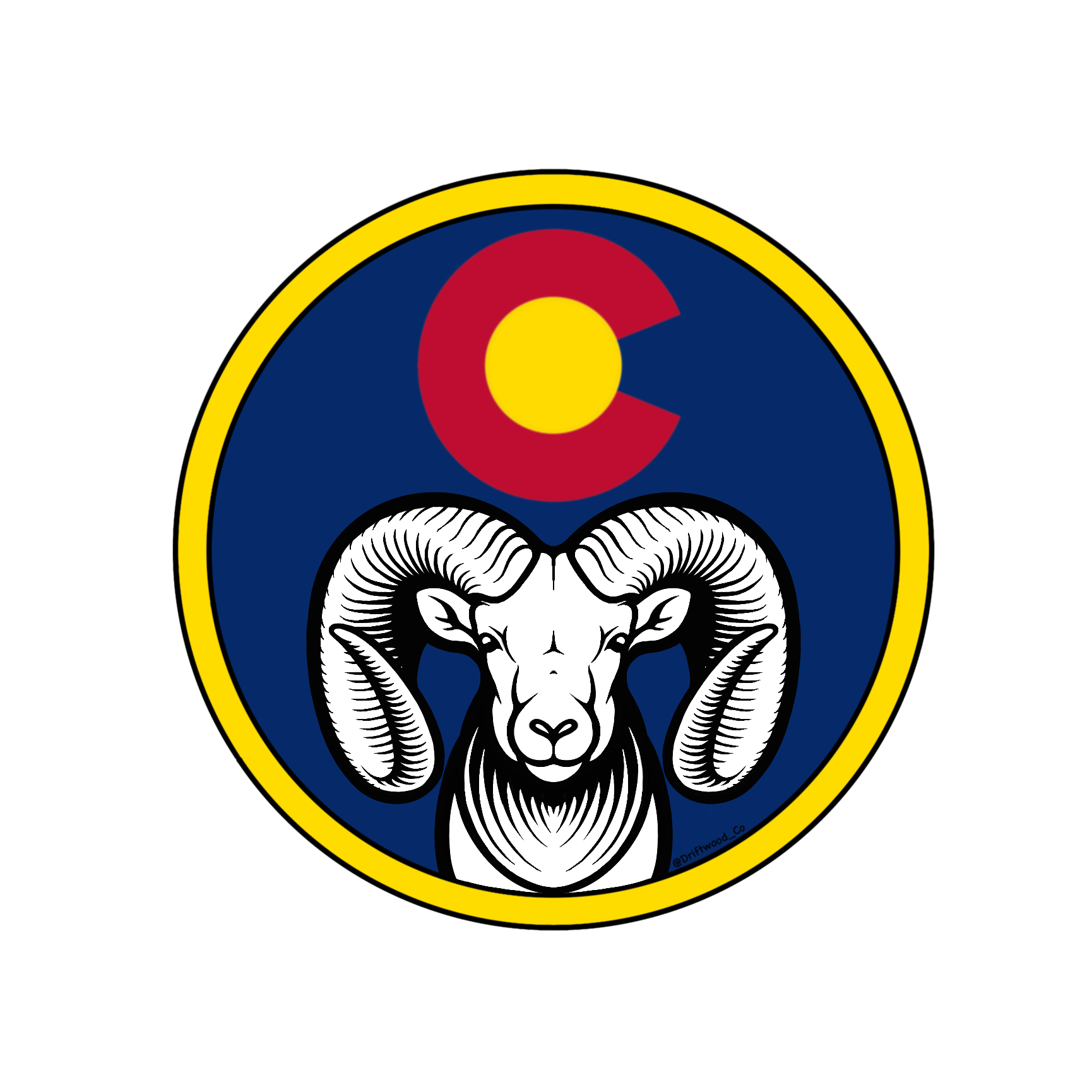Bighorn Sheep Colorado Sticker