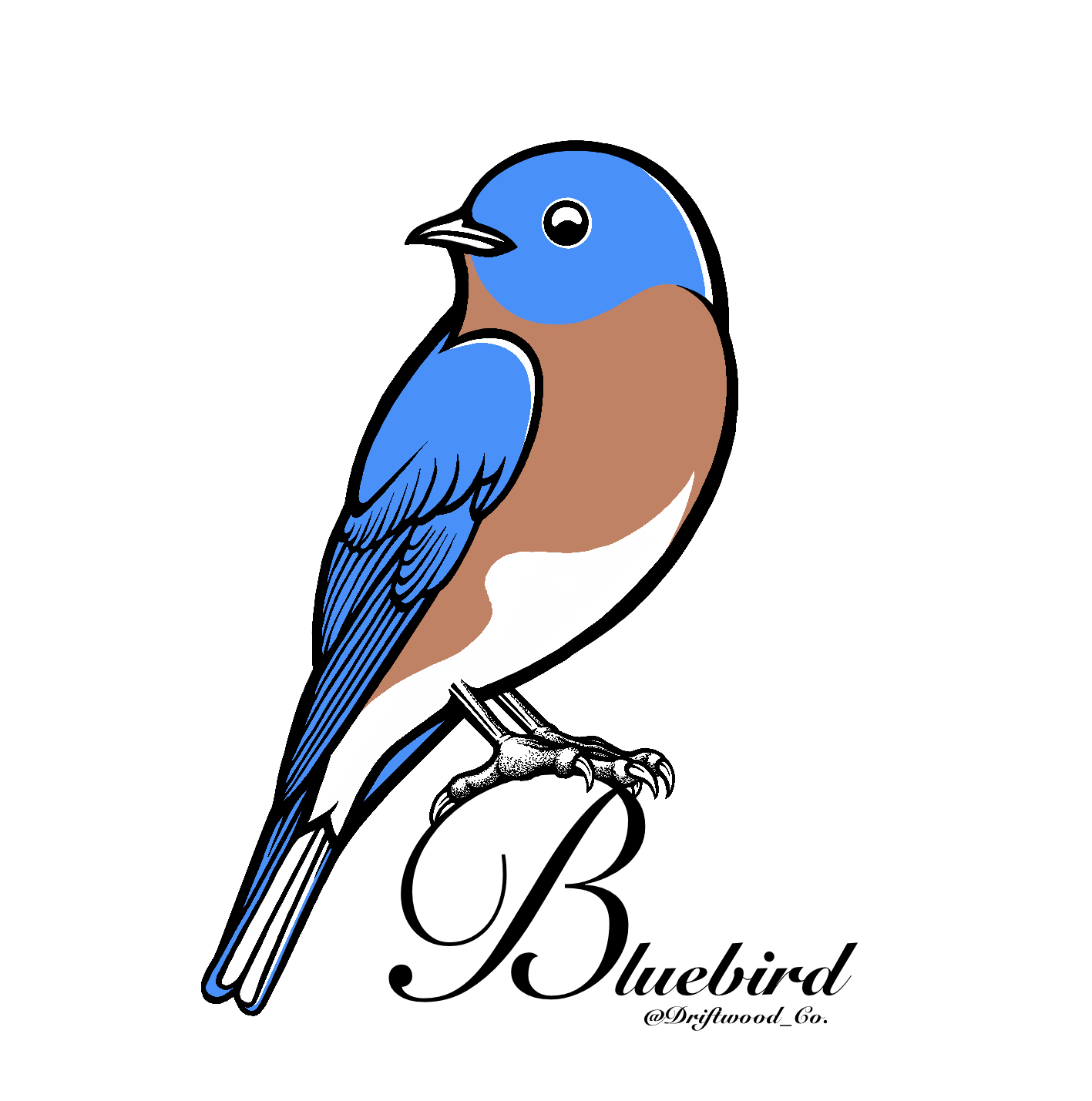 Bluebird Sticker