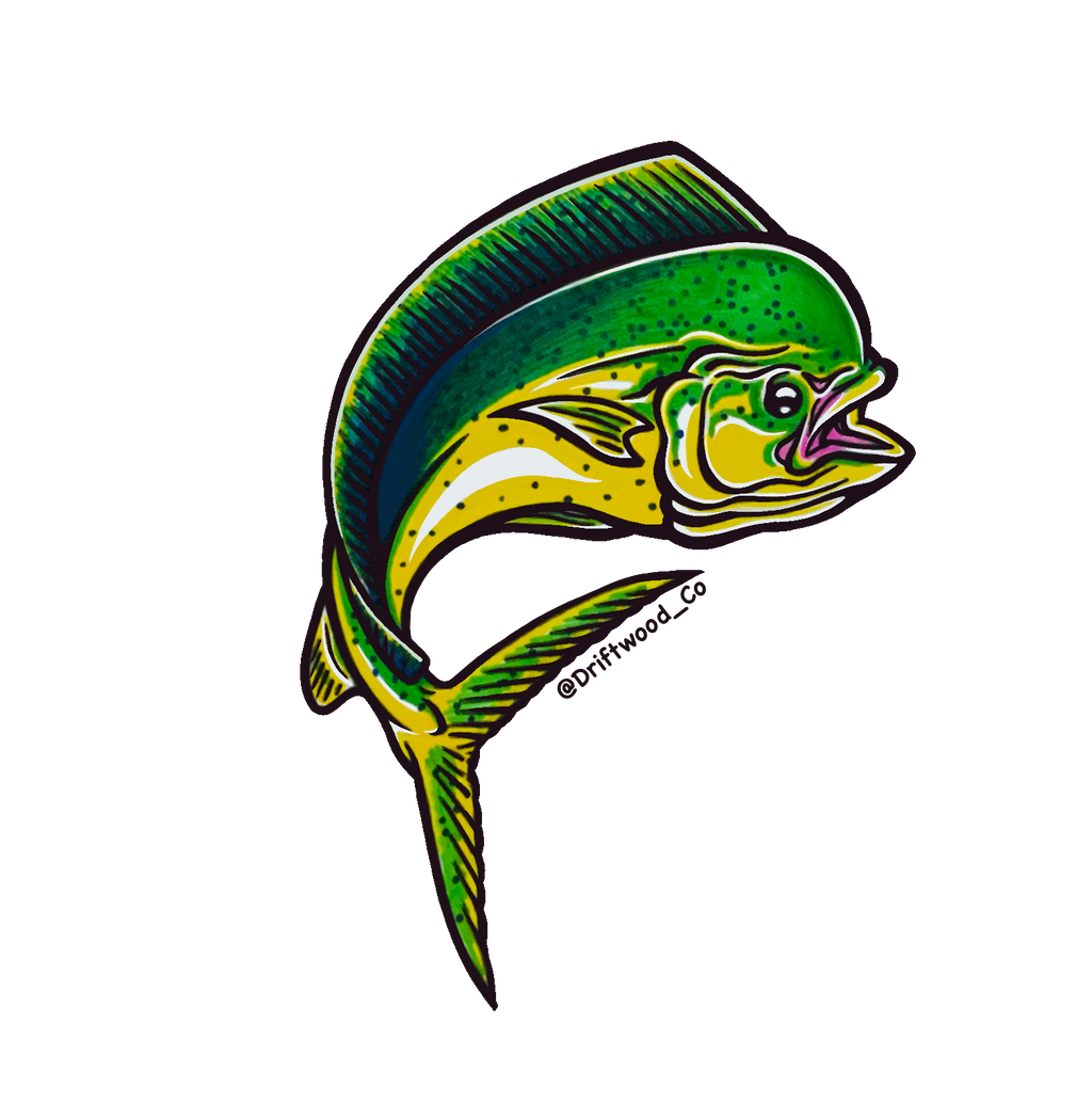 Mahi Mahi Sticker