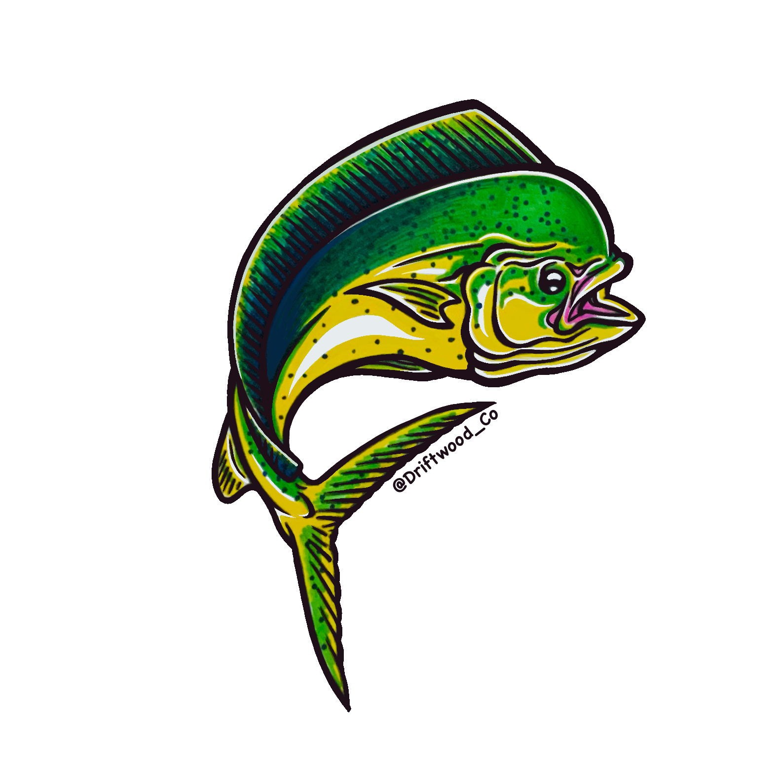 Mahi Mahi Sticker